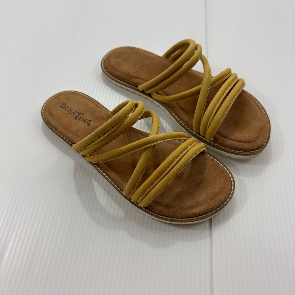 24. Women’s Diba super cute Mustard Strappy Sandals‎ (9)